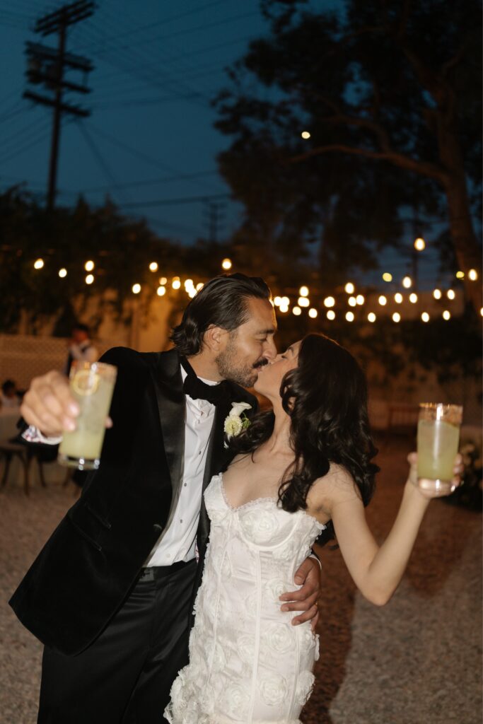 Joyful reception moments at The Huron Substation.