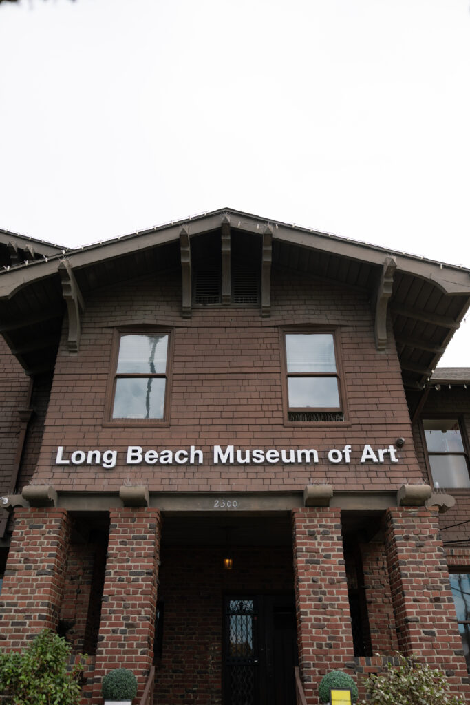Exterior of the Long Beach Museum of Art wedding venue.