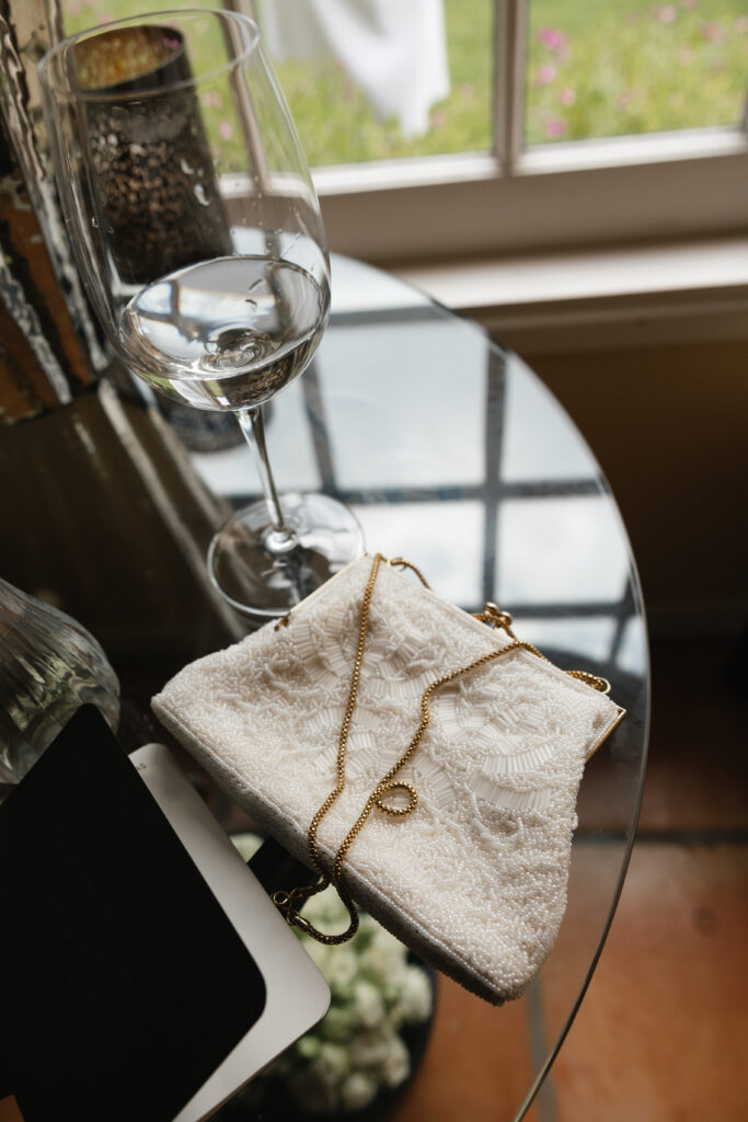 Bridal details before a Santa Barbara wedding.