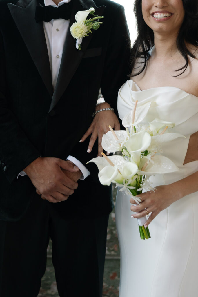 Editorial wedding portraits in Los Angeles.