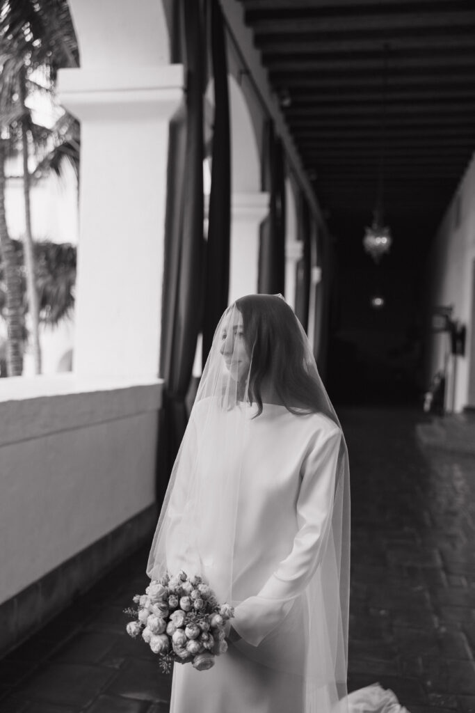 Moments before the ceremony at the Santa Barbara Courthouse.