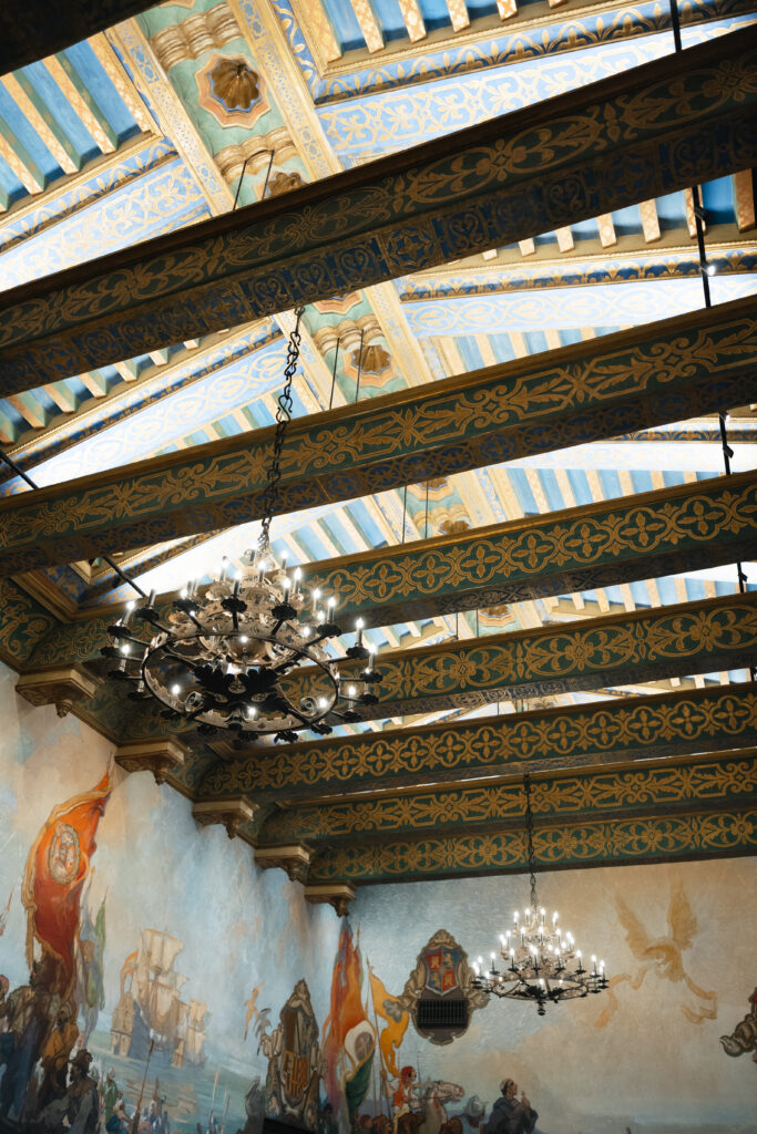 Spanish Colonial architecture at the Santa Barbara Courthouse
