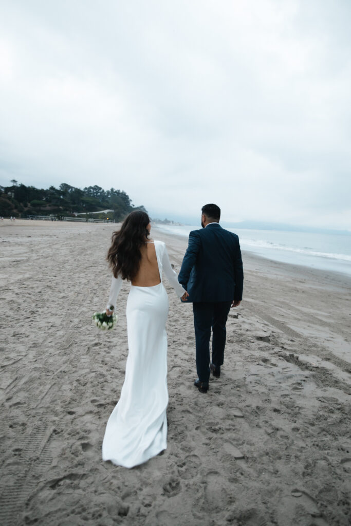 Waterfront reception at Cabrillo Pavilion in Santa Barbara.
