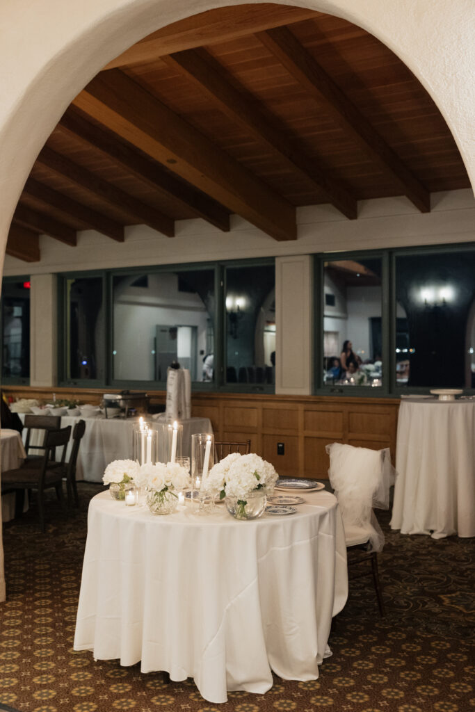 Wedding reception at Cabrillo Pavilion.